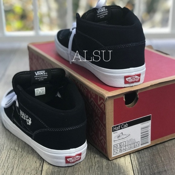 NWT VANS HALF CAB Black Men’s sneakers AUTHENTIC - Picture 6 of 8